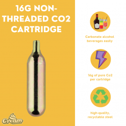 Co2 cartridge for beer